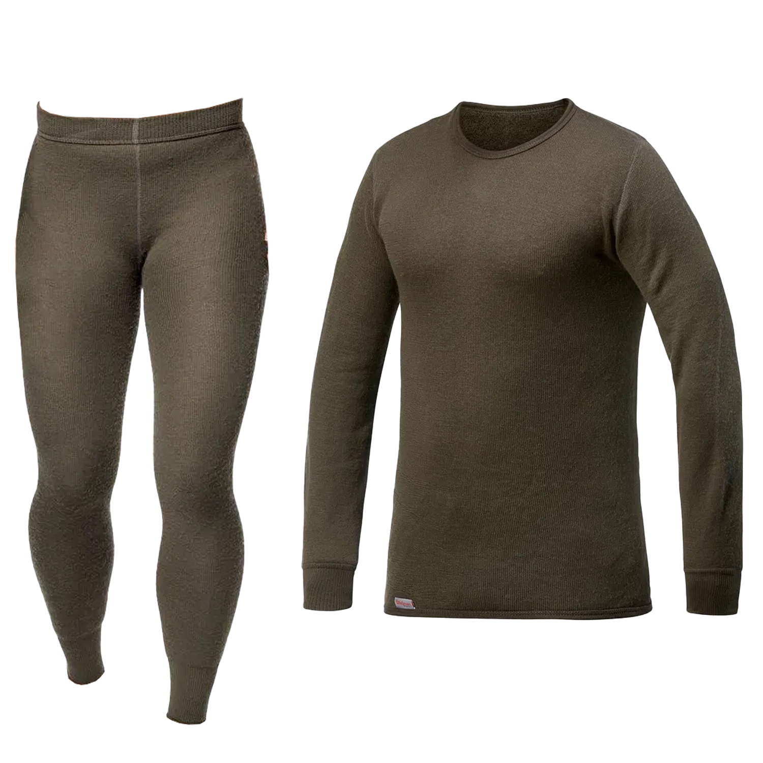 Woolpower 200 paket över & underdel Unisex Forest Green (Crewneck)