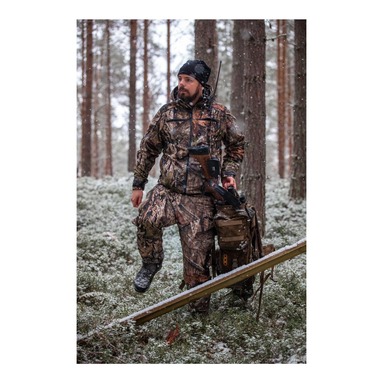 Sarek Byxa 2.0 Camo/Red Blaze