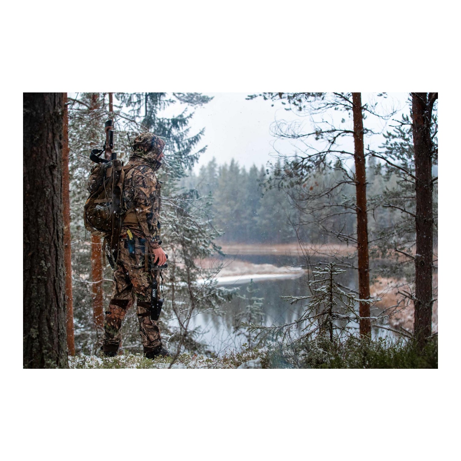 Sarek Byxa 2.0 Camo/Red Blaze