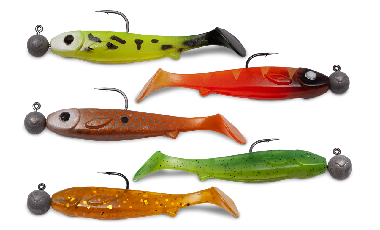 Flatnose Mini 9cm 5-pack med Jiggskallar