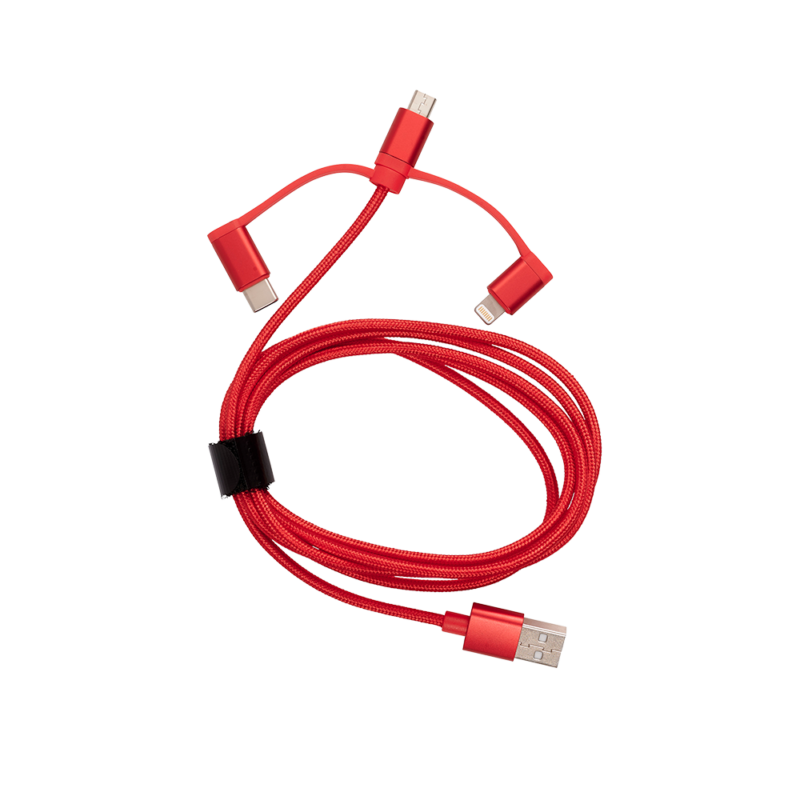 USB Laddkabel LK-03, 1,5m (3-in-1)