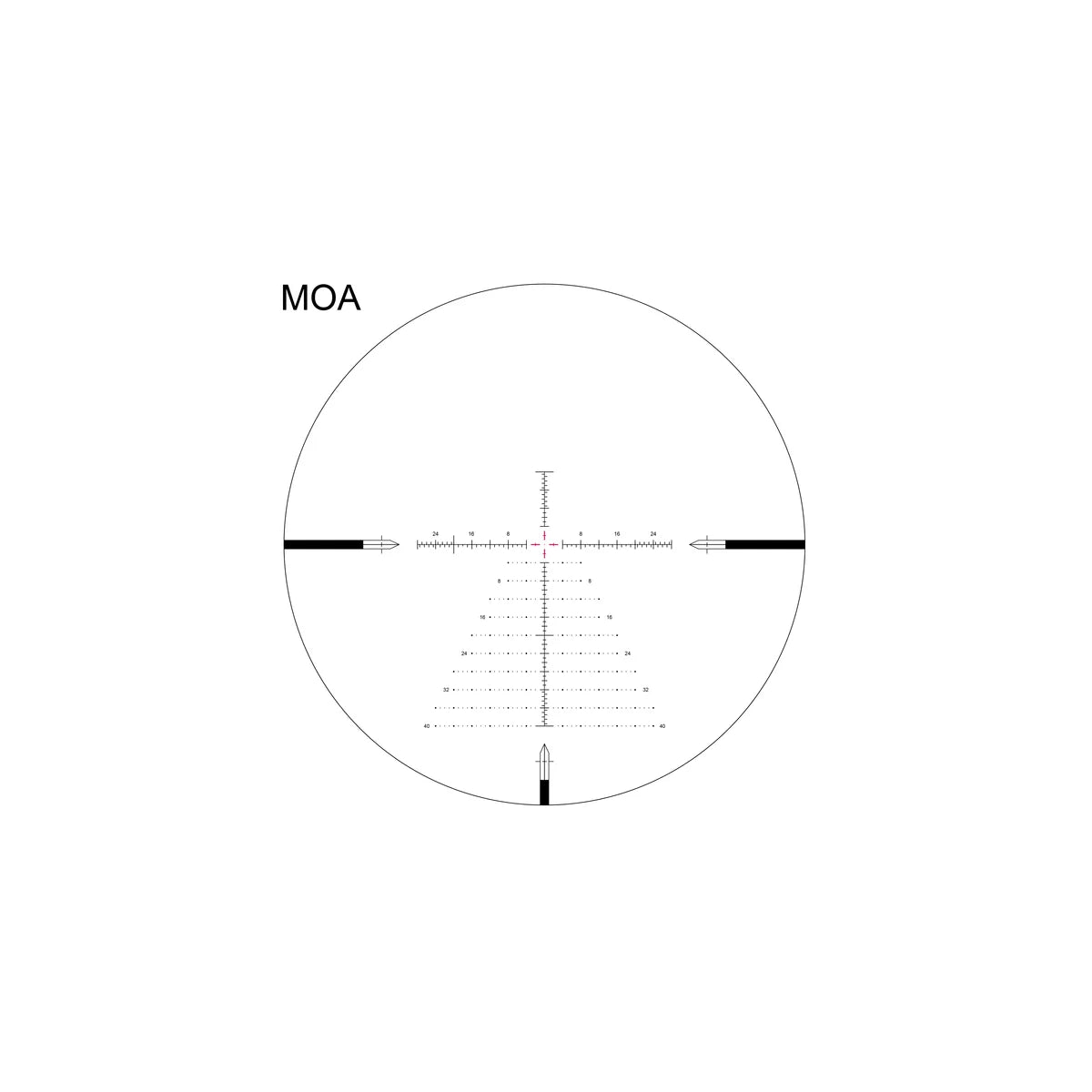 SH-4J 6-24x50 FFP VPR MOA Belyst Kikarsikte
