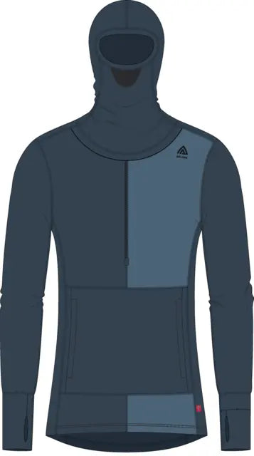 WarmWool Hoodsweater w/zip Mens