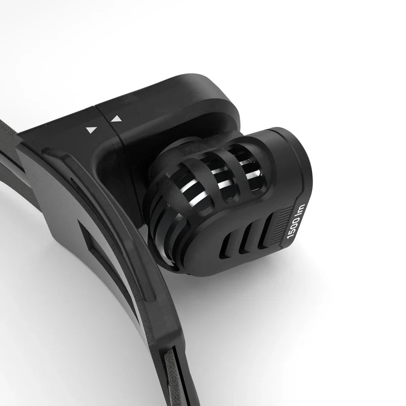Pannlampa Free Pulse 1500 S för traillöpning och längdskidåkning