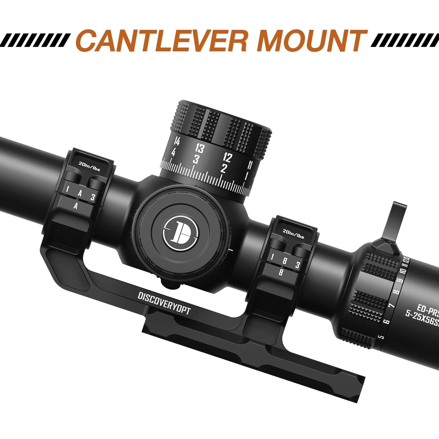 Cantileverfäste 34 mm, 0 MOA