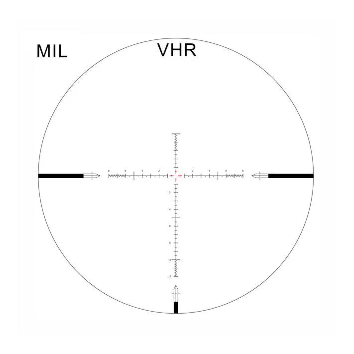 SH-4J 6-24x50 FFP VHR MIL Belyst Kikarsikte