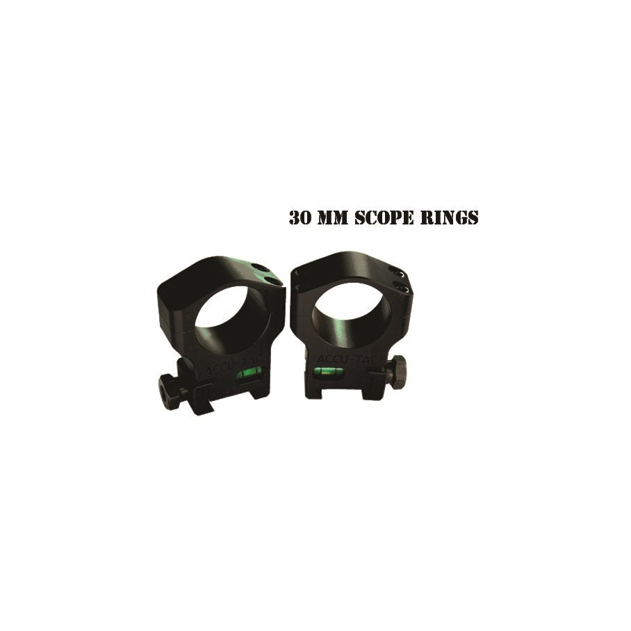 30 mm Scope Rings SVART / EN STL