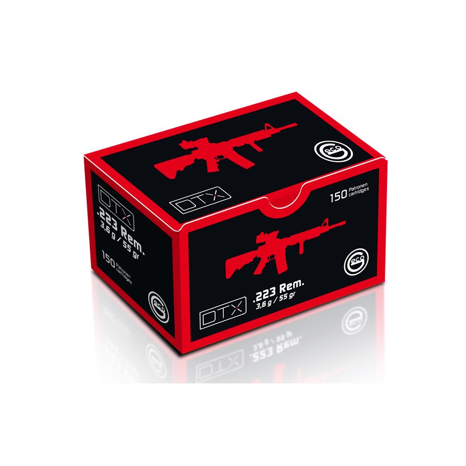 DTX 223 Rem, 3,6 g/55 gr, 150 st/ask .223 REM / 150 ST
