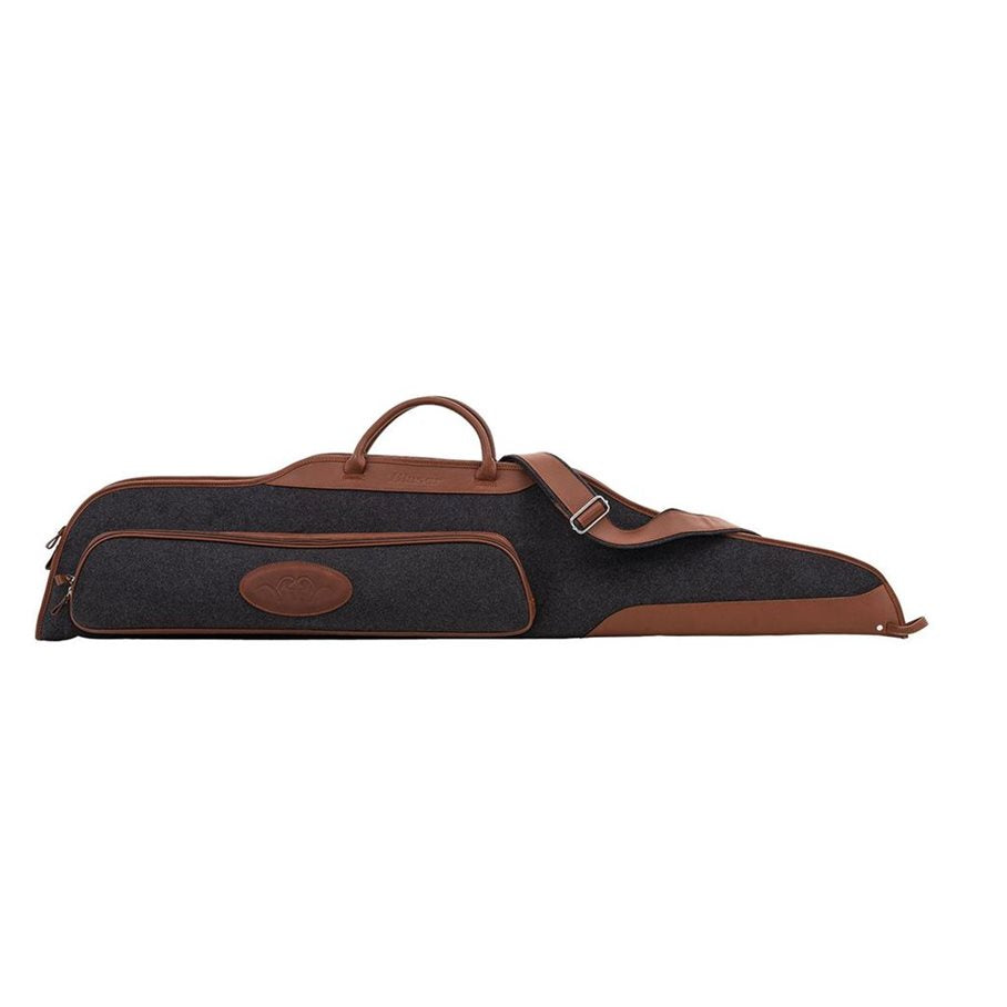 Loden/Läder Vapenfodral 128 cm EN STL