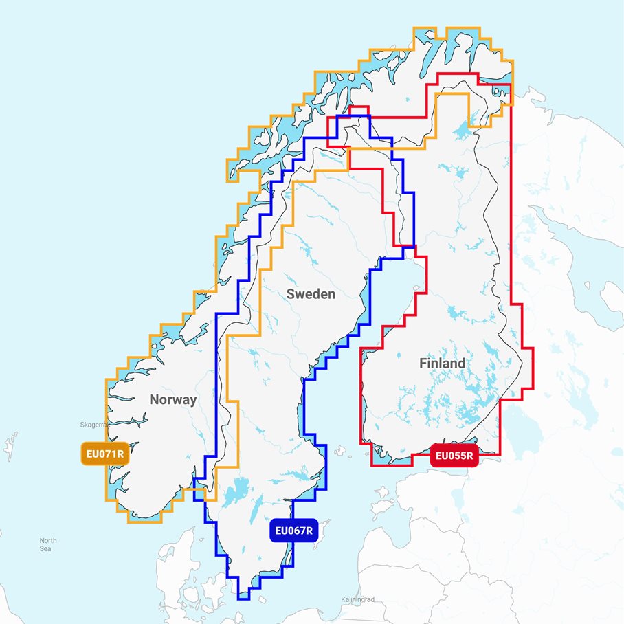 Sjökort S2 Hamnskär-Norrskär EN STL