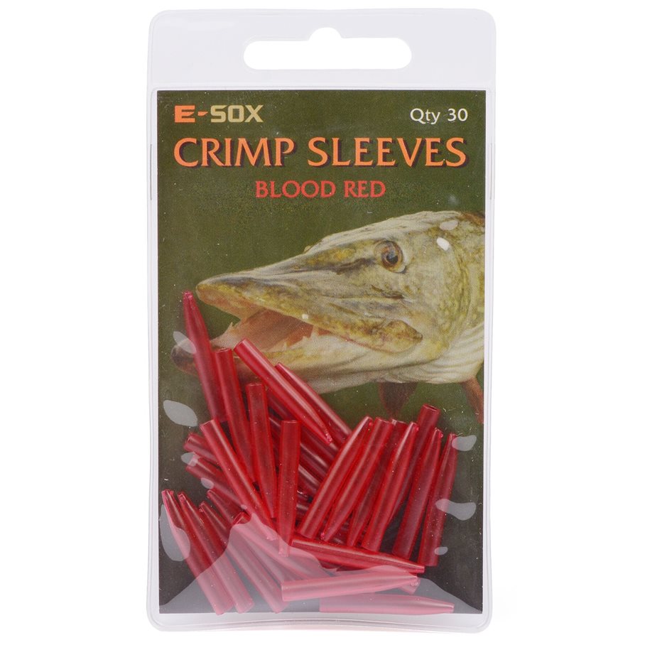 Crimp Sleeves BLOOD RED / EN STL