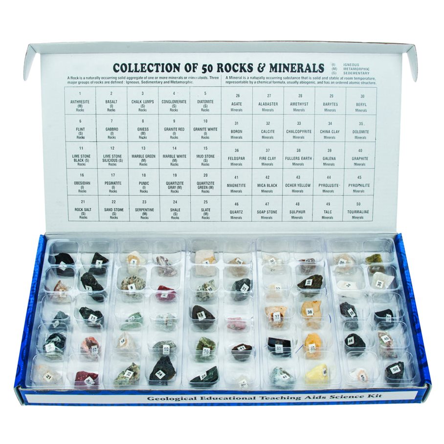 25 stenar & 25 mineraler EN STL