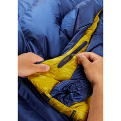 Dunsovsäck Neutrino 400 LONG WIDE LZ (-7) NIGHTFALL BLUE / EN STL