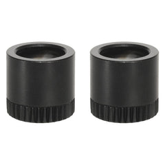Hylsa Rembygelfäste 2 st / set Ø 9,5 x 1,0 mm, svart, trä, vridbar EN STL