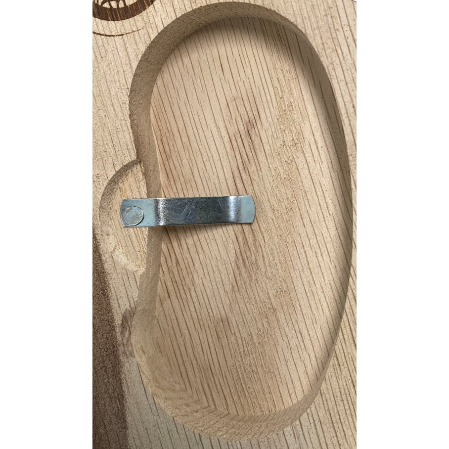 Trofésköld nr 1 rådjur mörk ek 22 x 13 cm MÖRK / EN STL
