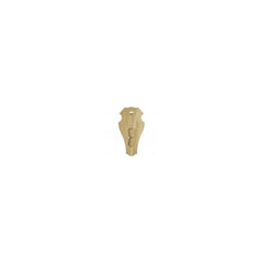 Trofésköld nr 1 hjort, ljus ek, 45 x 24 cm EN STL