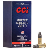 Rimfire Ammunition 22 LR LRN Quiet-22 Semi-Auto 40 gr 50/box