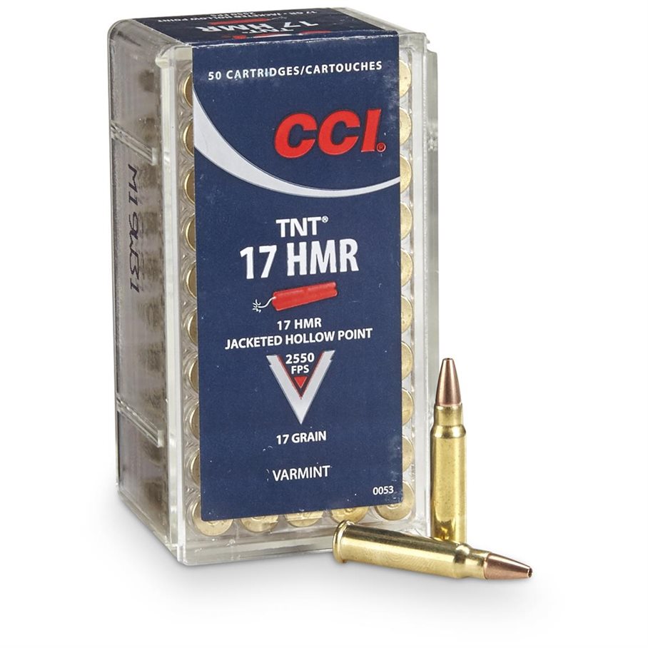 17 HMR TNT 17 gr JHP, 50 st/ask EN STL