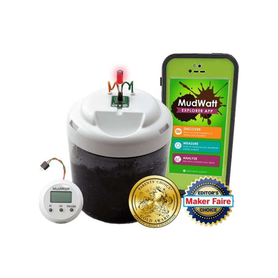 Mudwatt Microbial Fuel Cell Kit EN STL
