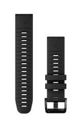 Armband QuickFit Silikon 22 mm Black BLACK / EN STL