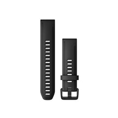 Armband QuickFit Silikon 20 mm Black BLACK / EN STL