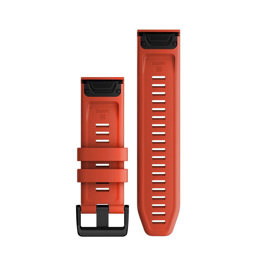 Armband QuickFit Silikon 26 mm Flame Red FLAME RED / EN STL
