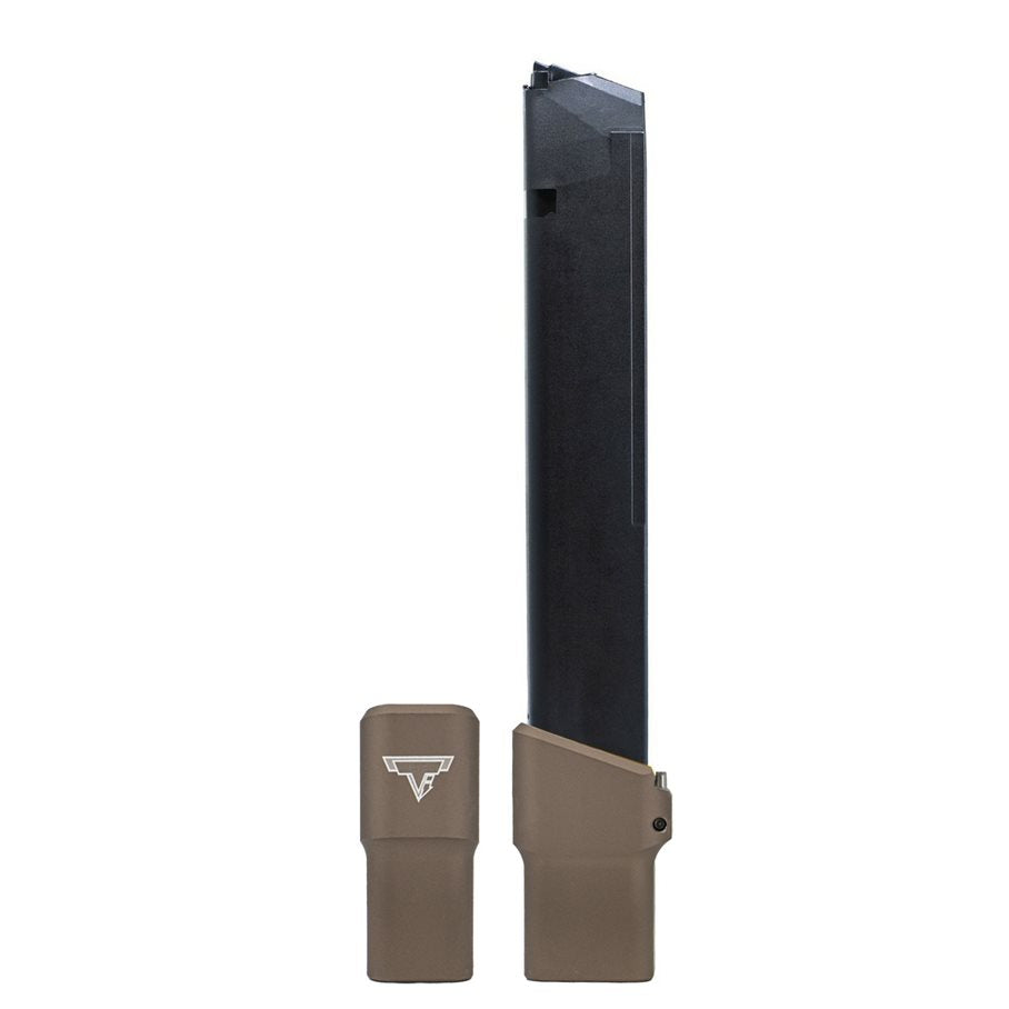 Base pad for Glock 33 +10 COYOTE / EN STL