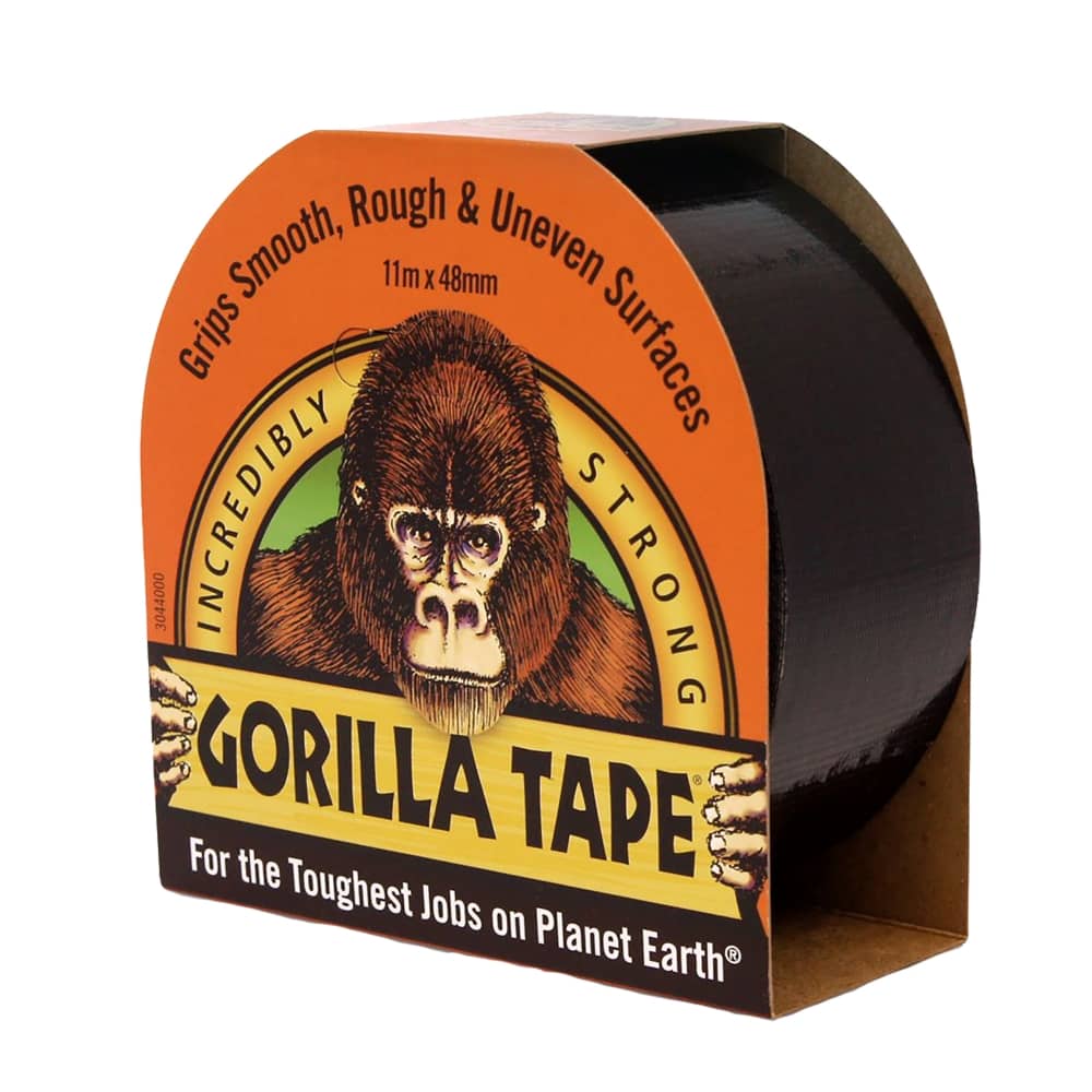 Gorillatape Svart 11 m lång/48 mm bred EN STL