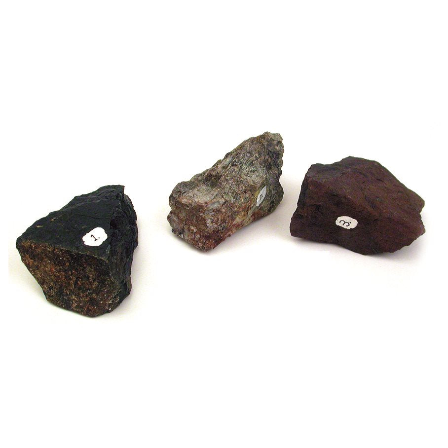 Radioaktiva mineralstuffer - 6 st EN STL