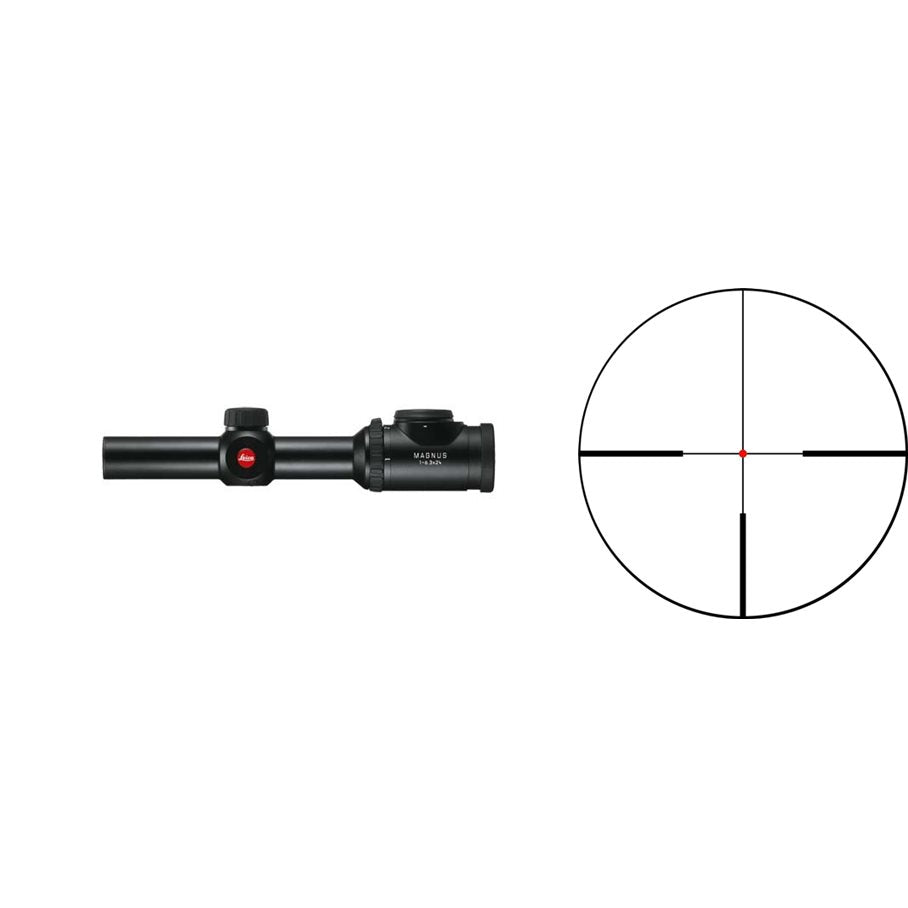 Magnus i 1-6,5x24 Belyst 4A SVART / EN STL