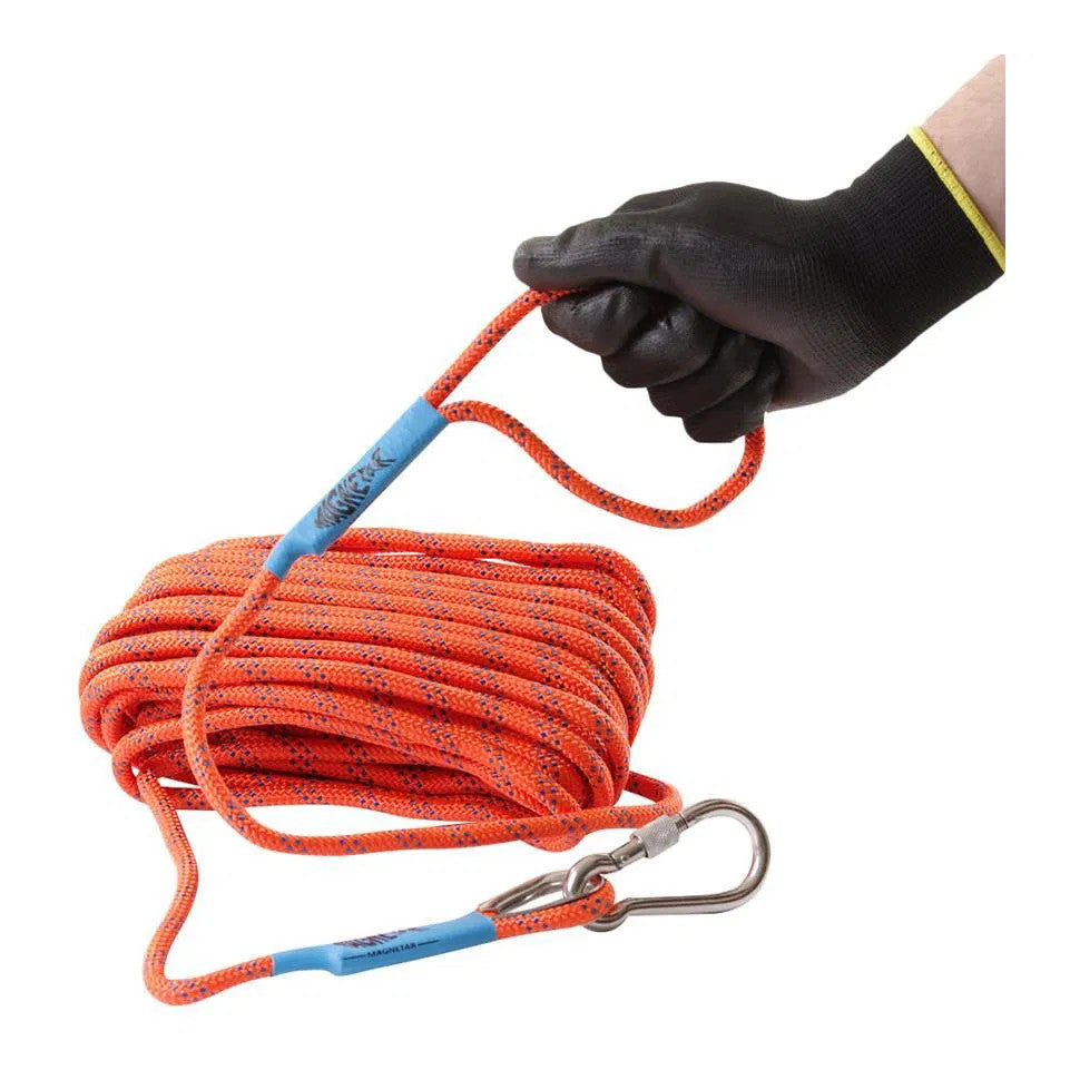 Rep 10 mm, 20 m med karbinhake, dragkraft 2000 kg EN STL