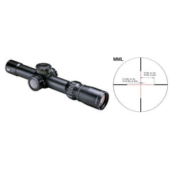 Tactical 1-10x24 SFP MRAD Belyst Kikarsikte 30 MM