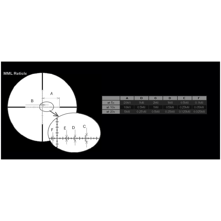 Tactical 1-10x24 SFP MRAD Belyst Kikarsikte 30 MM