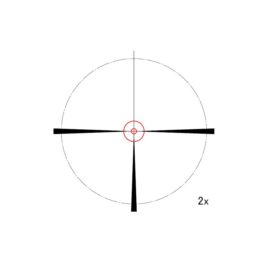 F 1-8x24 FFP MRAD FMC-2 Belyst Kikarsikte 30 MM