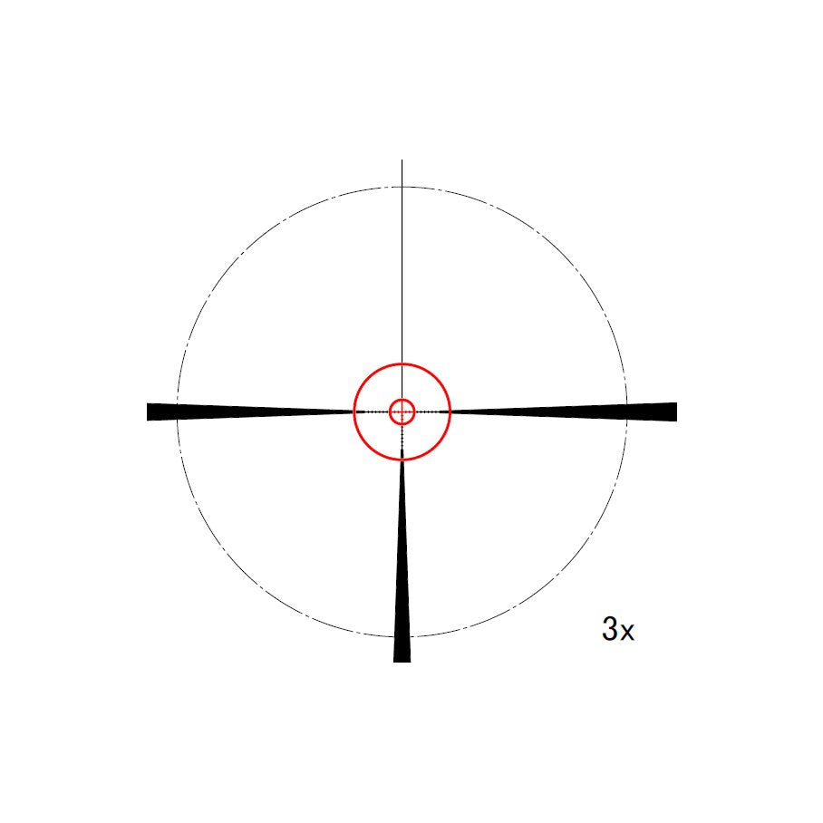 F 1-8x24 FFP MRAD FMC-2 Belyst Kikarsikte 30 MM