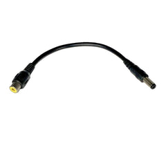 Adapterkabel 5,5/2,1 mm Hane Till Värmeband Med RCA Kontakt EN STL