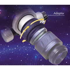 EvoFrame rotationsadapter till Evostar field flattener EN STL
