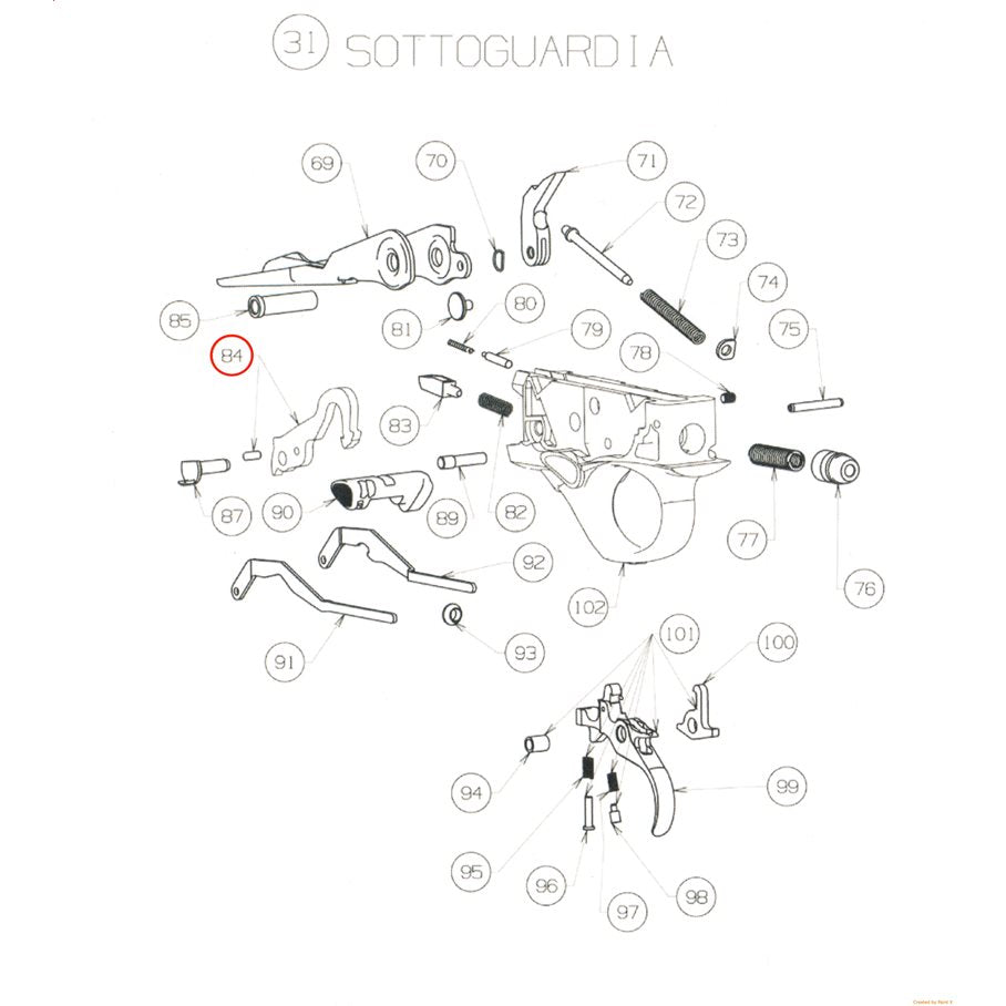 Hammer Assy, 1301 EN STL