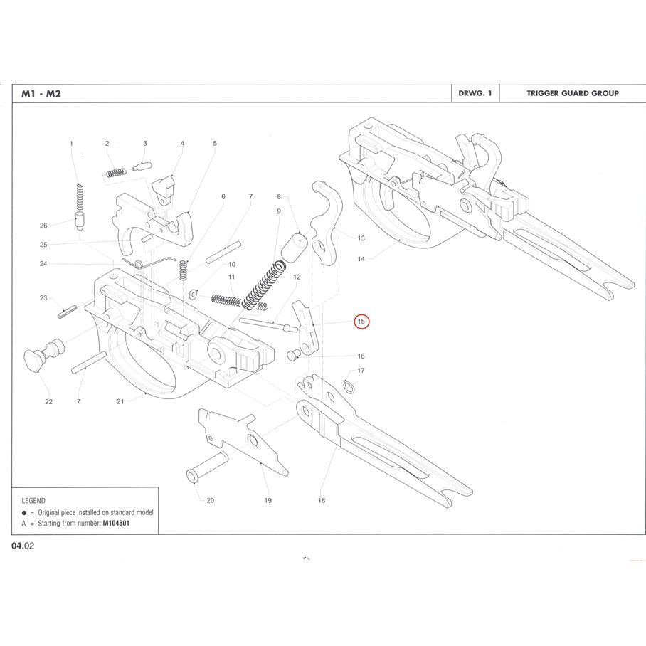 Bolt Stop Tooth, M2 EN STL