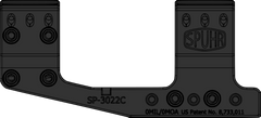SP-3022C Cantilever Scope Mount 30 mm, H=38 mm, 0 MIL EN STL