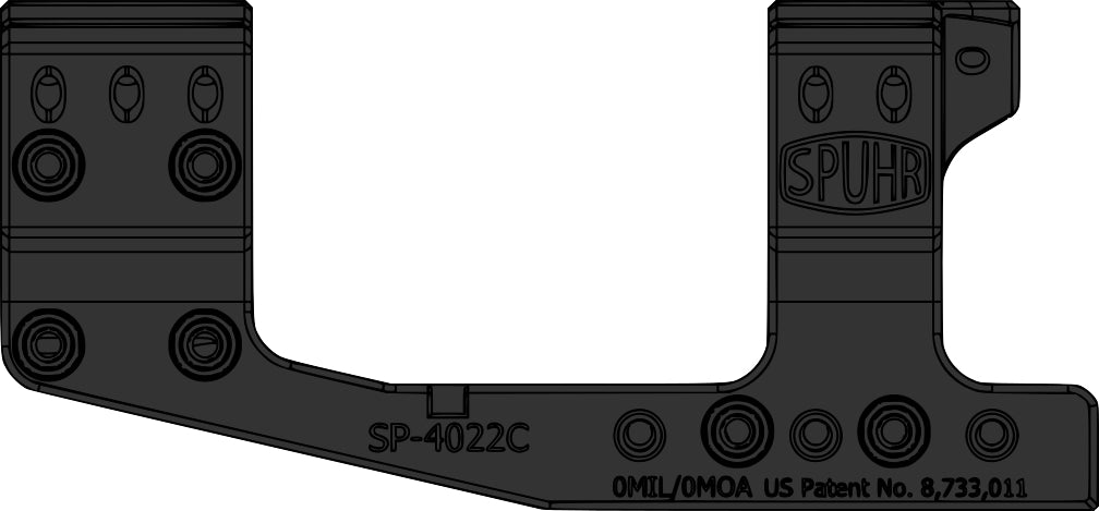 SP-4022C Cantilever Fastmontage 34 mm för Picatinny 34 MM