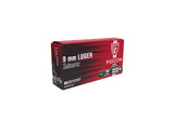 9 mm Luger Subsonic 158 gr FMJ 50 st/ask 50 ST / 9 MM