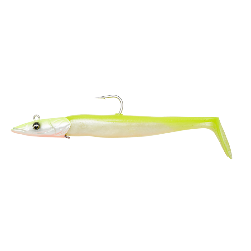 Sandeel V2 2-Pack Havsfiskebete GREEN SILVER / 21,5 CM / 140 GRAM