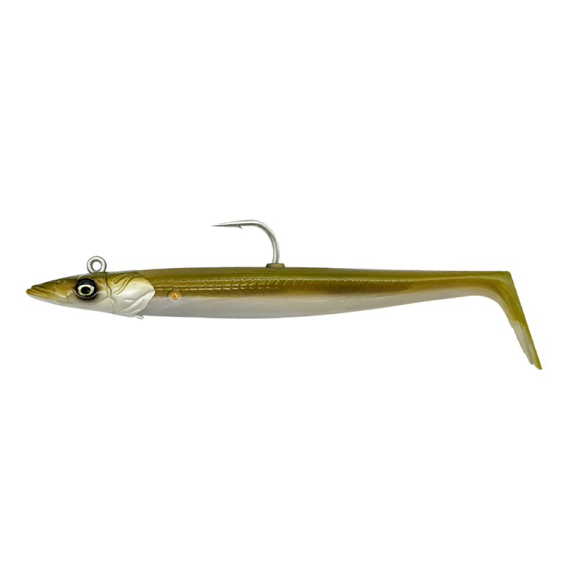 Sandeel V2 2-Pack Havsfiskebete GREEN SILVER / 21,5 CM / 140 GRAM