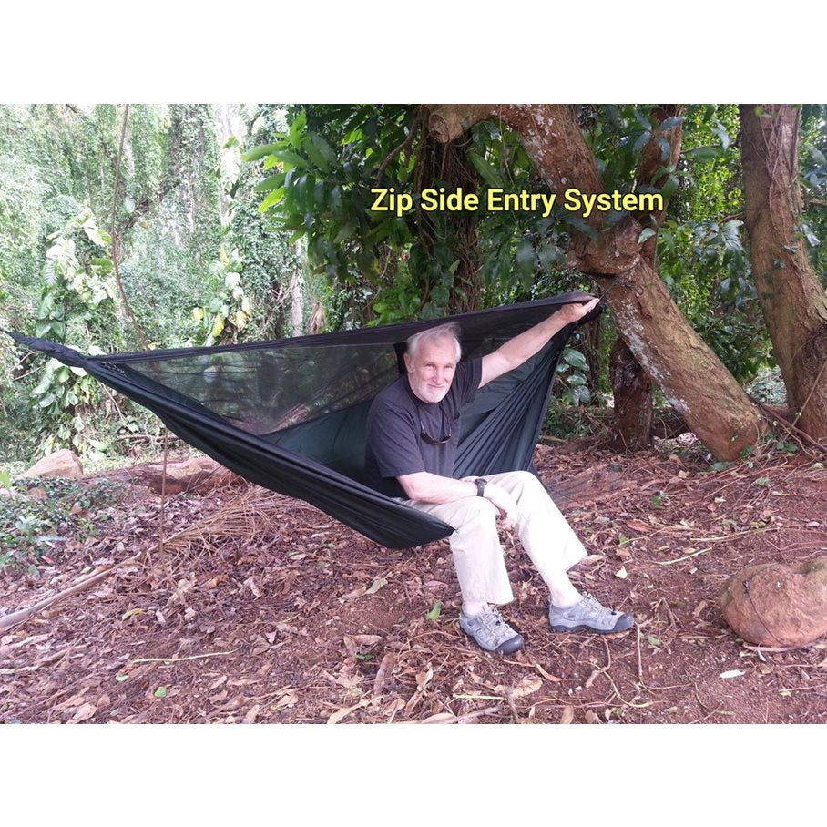 Hammock Safari Deluxe Zip XXL GREEN / EN STL