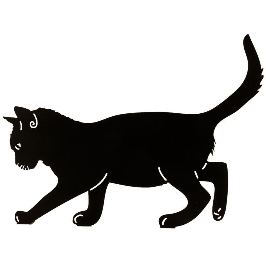 Siluett balanserande katt EN STL