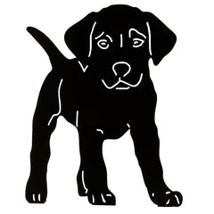 Siluett Stående Hundvalp EN STL