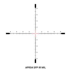 Midas BTR HD Tactical 4,5-27x50 Gen 2 SF SFP Belyst Kikarsikte SVART / 30 MM / APRS4