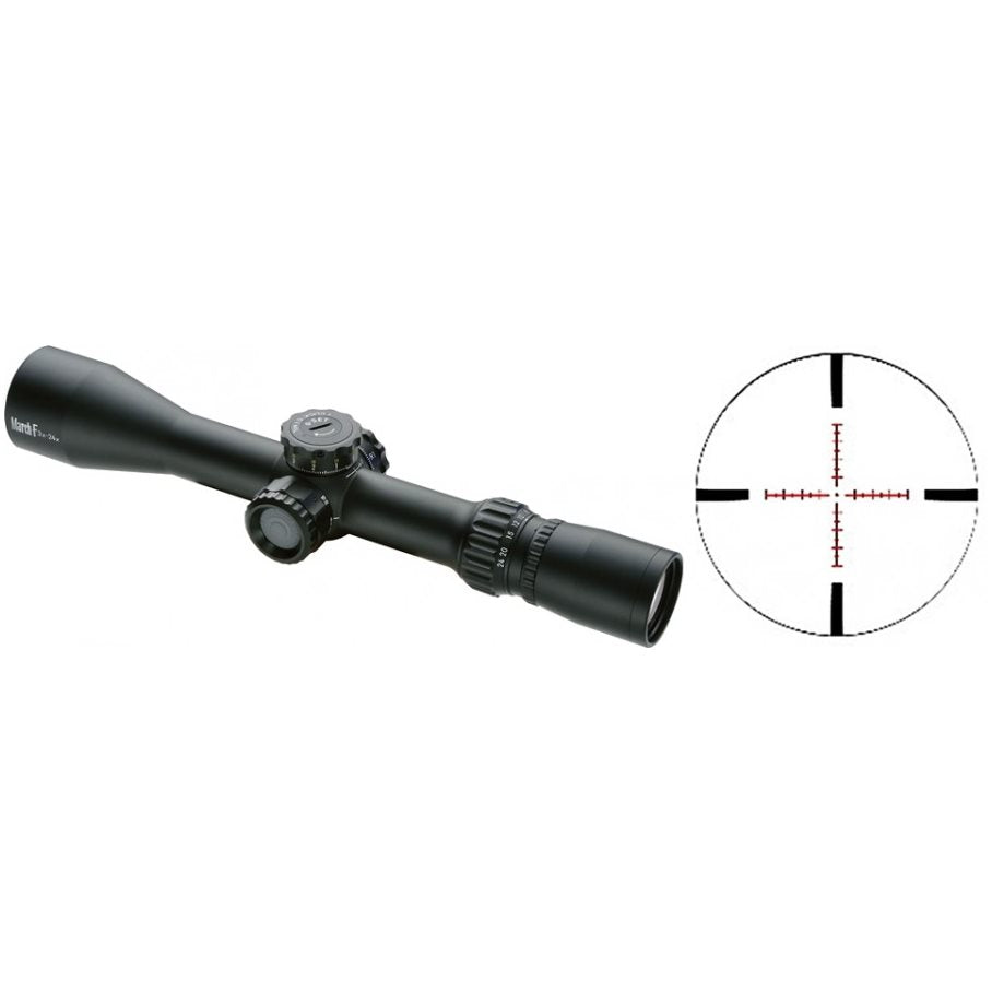 Tactical-F 3-24x42 FFP MRAD Belyst Kikarsikte #FML IR