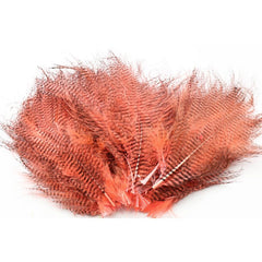 Fine Black Barred Marabou Feathers VIT / EN STL